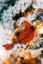 Quill Cardinal Ornament