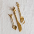 Adavi Brass Mini Serving Utensils - Saltbox Sash