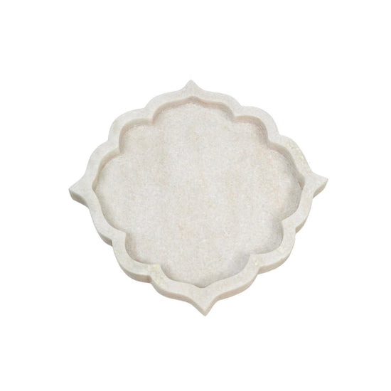 Arabesque Marble Tray - Saltbox Sash