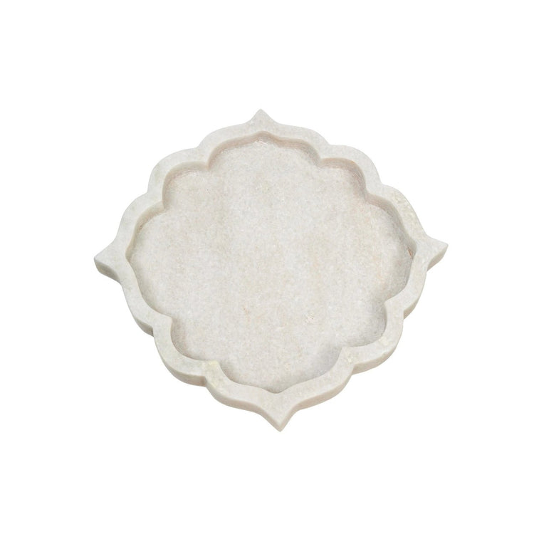 Arabesque Marble Tray - Saltbox Sash