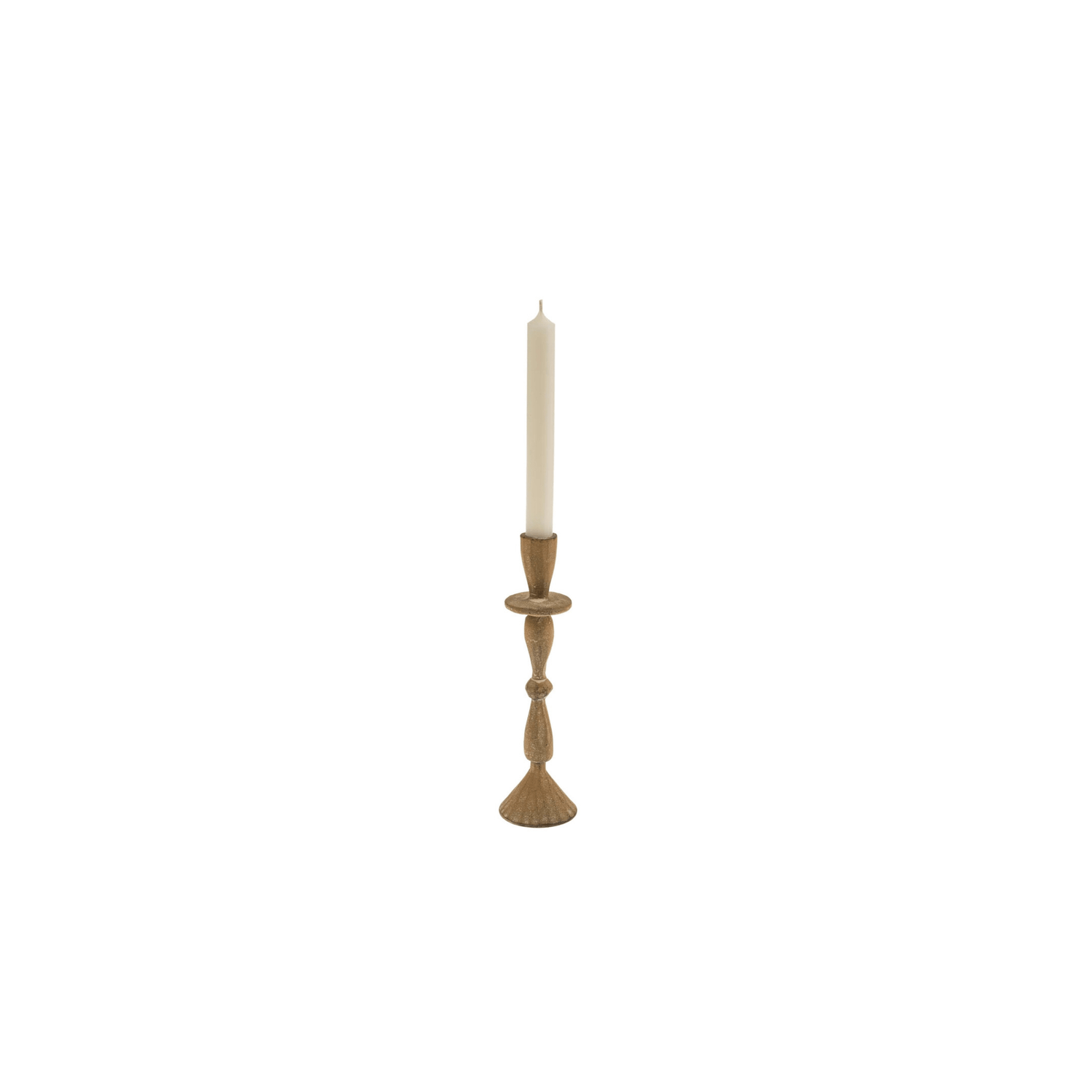 Beige Imani Candle Holder - Small - Saltbox Sash