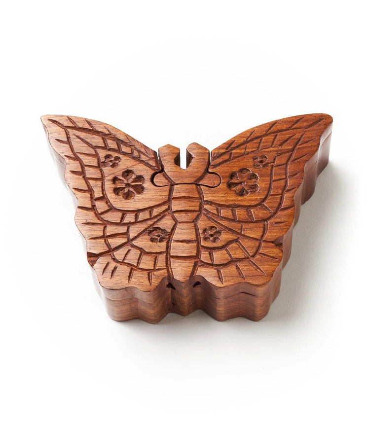 Butterfly Puzzle Box - Saltbox Sash