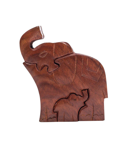 Elephant Puzzle Box - Saltbox Sash