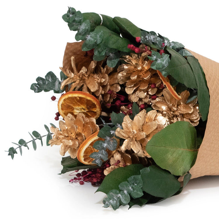 Eucalyptus Holiday Bouquet - Saltbox Sash