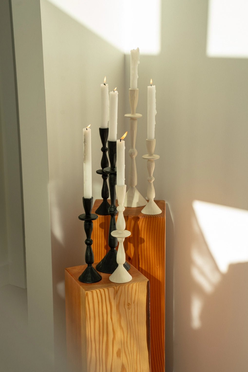 Imani Candle Holder - Medium - Saltbox Sash