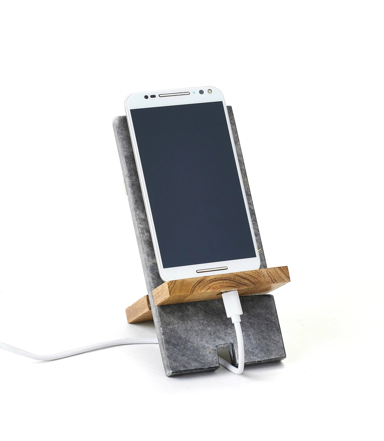 Indukala Sunrise Black Marble Phone Stand - Saltbox Sash