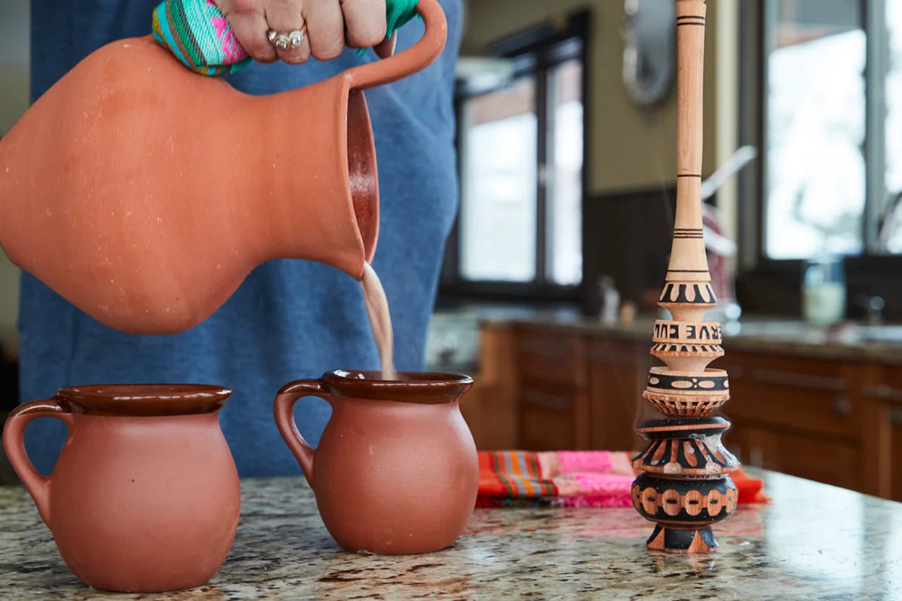 Mexican Clay Jug - Saltbox Sash