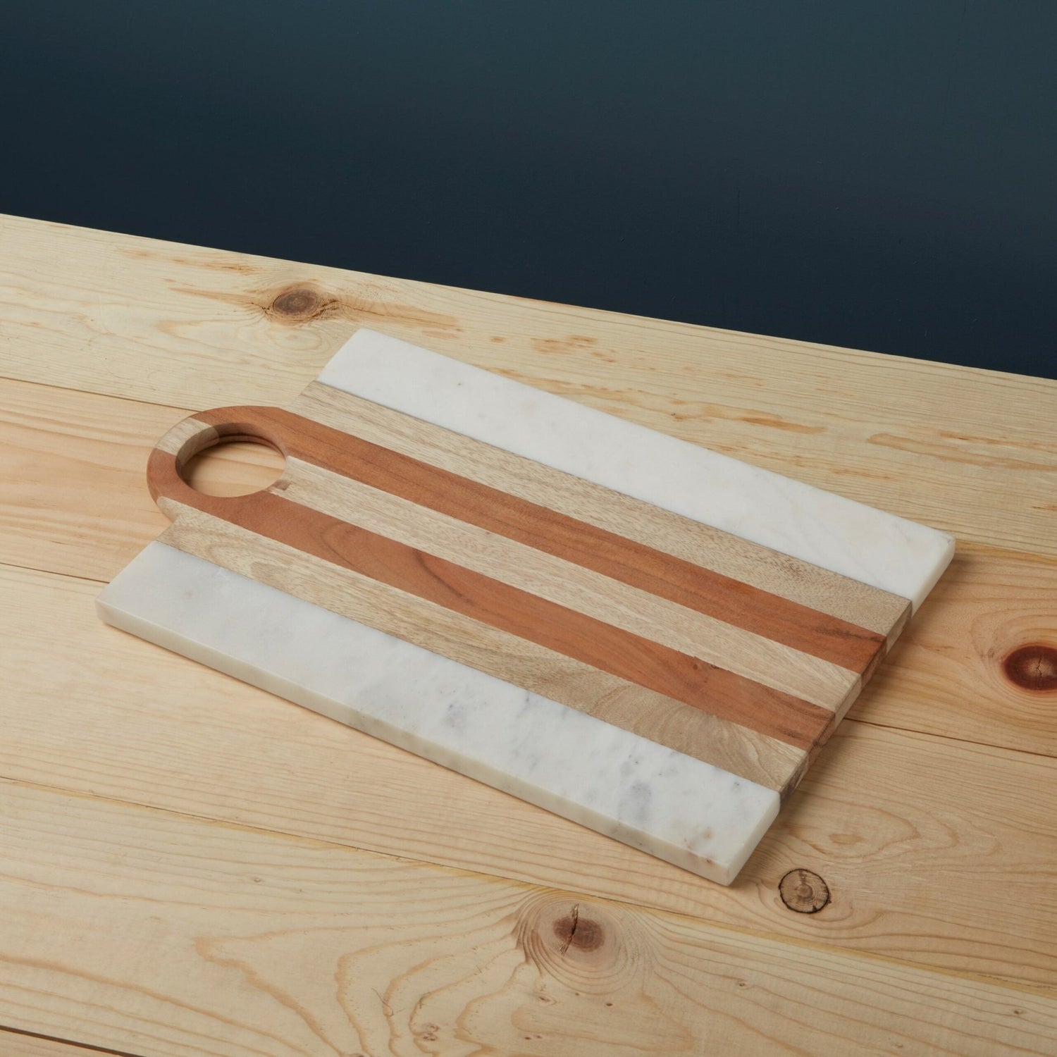 Moa Marble & Wood Serving Board - Saltbox Sash