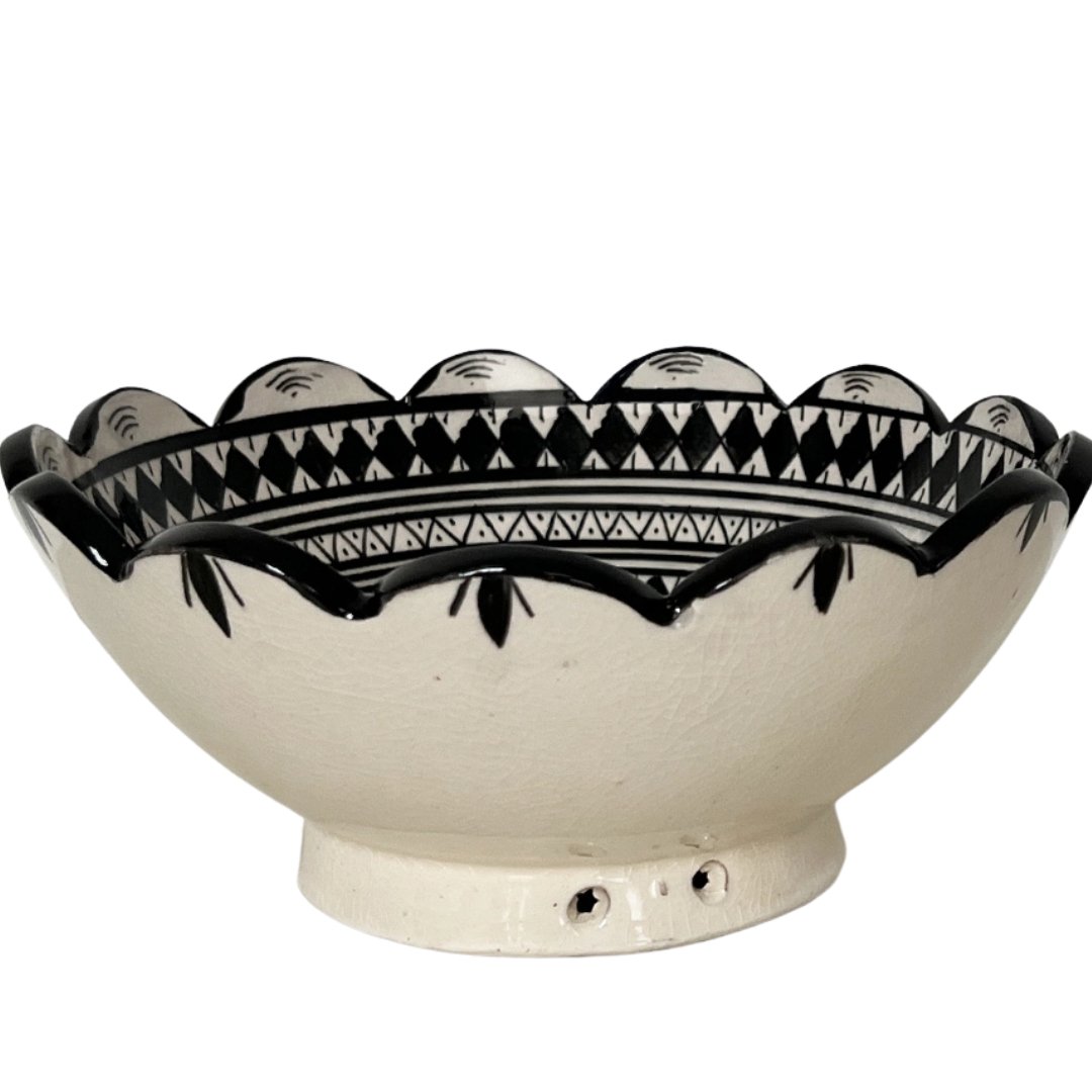 Moroccan Safi Ceramic Bowls - Saltbox Sash