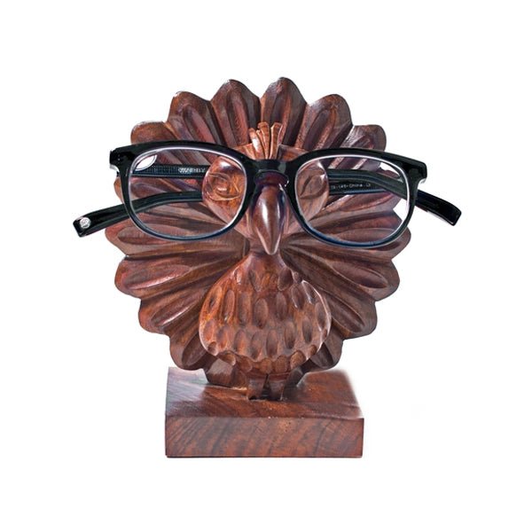 Peacock Glasses Holder - Saltbox Sash