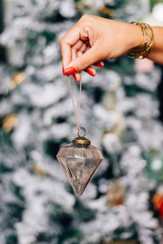 Rose Gold Diamond Ornament - Saltbox Sash