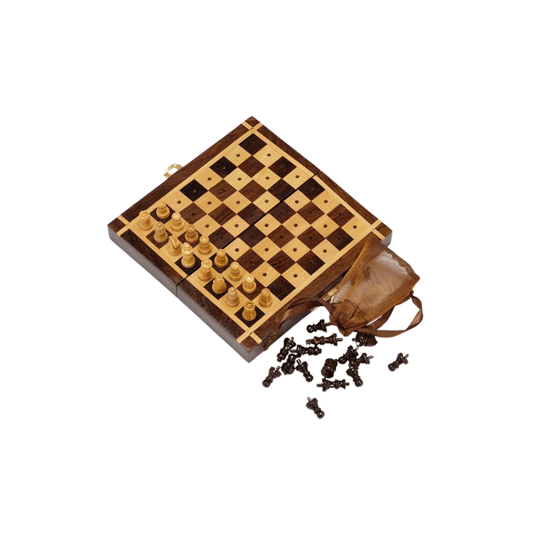 Shesham Travel Chess Set - Saltbox Sash