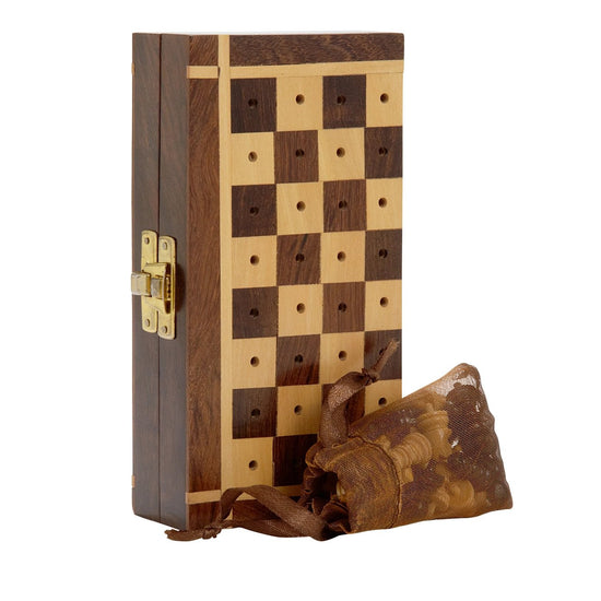 Shesham Travel Chess Set - Saltbox Sash