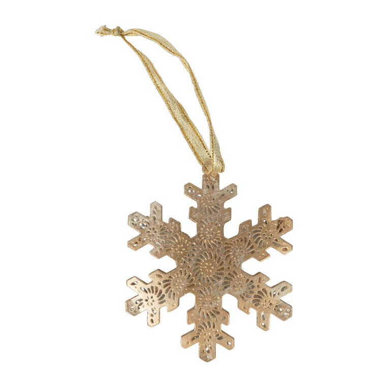 Snowy Day Snowflake Ornament - Saltbox Sash