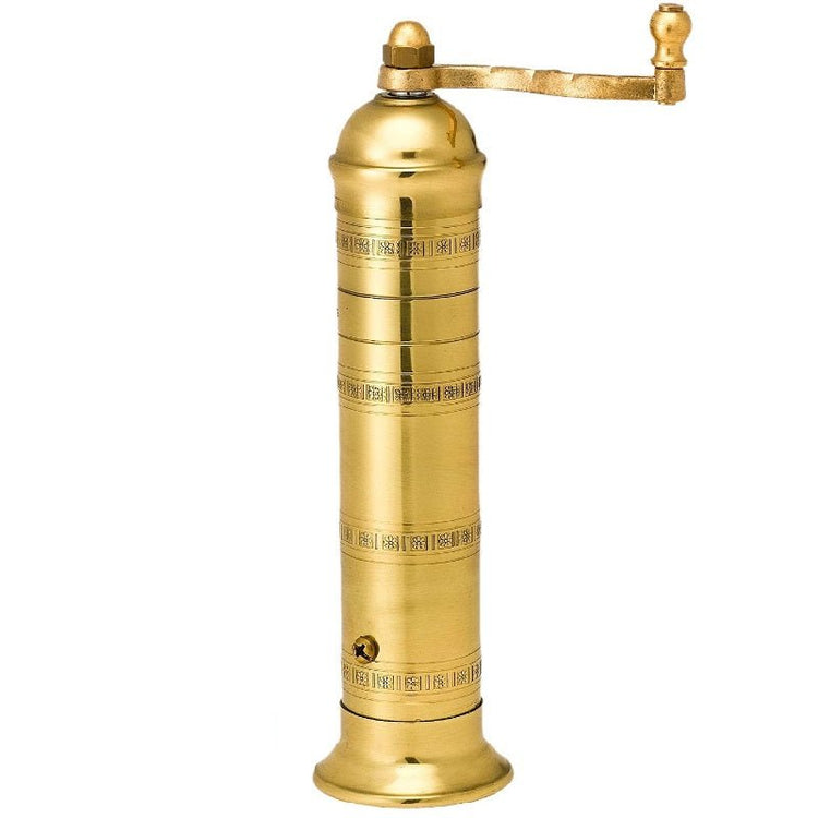 The Original Brass Pepper Mill 9" - Saltbox Sash