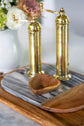 The Original Brass Pepper Mill 9" - Saltbox Sash