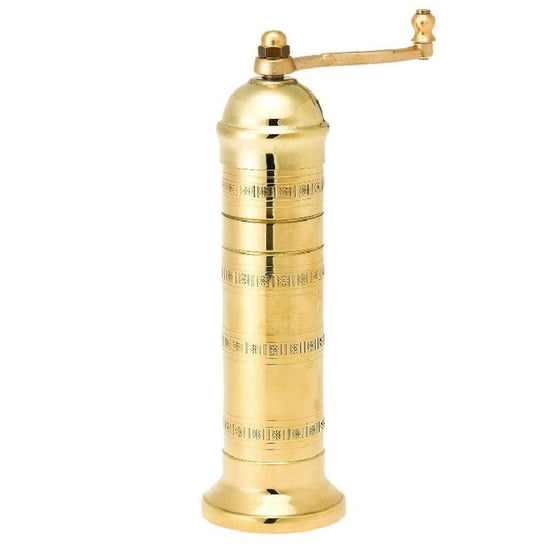 The Original Brass Salt Mill 8" - Saltbox Sash